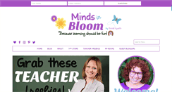 Desktop Screenshot of minds-in-bloom.com